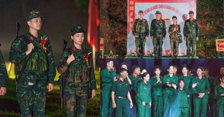 “Sao nhập ngũ 2025” tập 9: Chi Pu lúng túng trong phần bắn súng, Mũi Trưởng Long chúc mừng sinh nhật Hậu Hoàng 